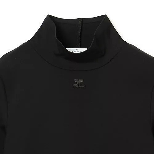 【クレージュ/COURREGES】のMOCKNECK TECHNO TOP 人気、トレンドファッション・服の通販 founy(ファニー) 　ファッション　Fashion　レディースファッション　WOMEN　ワンピース　Dress　2023年　2023　2023-2024秋冬・A/W　Aw/Autumn/Winter//Fw/Fall-Winter/2023-2024　シルキー　Silky　モックネック　Mock Neck　リブニット　Rib Knit　洗える　Washable　other-3|ID: prp329100004553272 ipo3291000000032182810