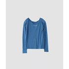 【ジェーンスミス/JANE SMITH】のSHEER WIDE NECK PULLOVER 人気、トレンドファッション・服の通販 founy(ファニー) ファッション Fashion レディースファッション WOMEN トップス・カットソー Tops/Tshirt プルオーバー Pullover シアー Sheer トレンド Trend thumbnail BLUE|ID: prp329100004553273 ipo3291000000032182813