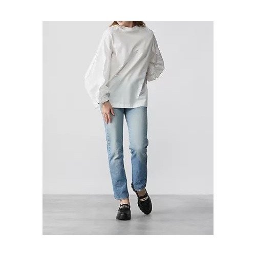 【トーガ プルラ/TOGA PULLA】のCotton taffeta L/S 人気、トレンドファッション・服の通販 founy(ファニー) 　ファッション　Fashion　レディースファッション　Fashion for Women　2024年　2024　2024春夏・S/S　Spring/Summer 2024 SS24　タフタ　Taffeta, Structured Fabric　切替　Switching, Contrast Panel　other-2|ID: prp329100004553274 ipo3291000000033327440
