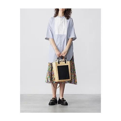 【プラン C/Plan C】のS/S SHIRT 人気、トレンドファッション・服の通販 founy(ファニー) 　ファッション　Fashion　レディースファッション　WOMEN　トップス・カットソー　Tops/Tshirt　シャツ/ブラウス　Shirts/Blouses　2024年　2024　2024春夏・S/S　Ss,Spring/Summer,2024　エレガント 上品　Elegant　スタンド　Stand　ストライプ　Stripe　デニム　Denim　ブロック　Block　other-2|ID: prp329100004553276 ipo3291000000032182826