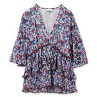 【ガニー/GANNI】のPleated Georgette V-neck Flounce Blouse Multicolour|ID: prp329100004553278 ipo3291000000033511814
