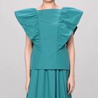 【エムフィル/M Fil】の袖布帛切替ノースリーブプルオーバー 人気、トレンドファッション・服の通販 founy(ファニー) ファッション Fashion レディースファッション WOMEN トップス・カットソー Tops/Tshirt キャミソール / ノースリーブ No Sleeves プルオーバー Pullover スリーブ Sleeve ノースリーブ No Sleeve フリル Frills エレガント 上品 Elegant 切替 Switching thumbnail グリーン|ID: prp329100004553284 ipo3291000000032349974