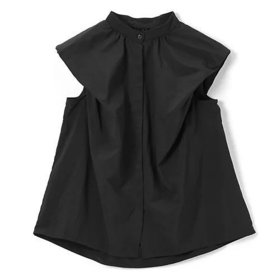 【スアデオ/suadeo】 バンドカラーノースリーブブラウス人気、トレンドファッション・服の通販 founy(ファニー) ファッション Fashion レディースファッション WOMEN トップス・カットソー Tops/Tshirt キャミソール / ノースリーブ No Sleeves シャツ/ブラウス Shirts/Blouses ショルダー Shoulder ボトム Bottom 洗える Washable |ID:prp329100004553289