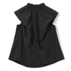 【スアデオ/suadeo】のバンドカラーノースリーブブラウス 人気、トレンドファッション・服の通販 founy(ファニー) ファッション Fashion レディースファッション WOMEN トップス・カットソー Tops/Tshirt キャミソール / ノースリーブ No Sleeves シャツ/ブラウス Shirts/Blouses ショルダー Shoulder ボトム Bottom 洗える Washable thumbnail ブラック|ID: prp329100004553289 ipo3291000000032182892