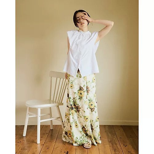 【スアデオ/suadeo】のバンドカラーノースリーブブラウス 人気、トレンドファッション・服の通販 founy(ファニー) 　ファッション　Fashion　レディースファッション　Fashion for Women　トップス・カットソー　Cut & Sew Tops　キャミソール&ノースリーブ　Camisoles & Sleeveless Tops　シャツ・ブラウス・オフィスカジュアル　Elegant Blouses & Button-Ups　アクセサリー　Fashion Accessories　洗える　Machine Washable　ショルダー　Shoulder, Shoulder Strap　フープ　Hoop, Hoop Earrings　ベーシック　Basic, Essential　ボトム　Bottoms, Lower Wear　おすすめ　Recommended / Our Picks　夏　Summer　ビジネス 仕事 通勤　Business / Work / Commuting　other-3|ID: prp329100004553289 ipo3291000000032452954