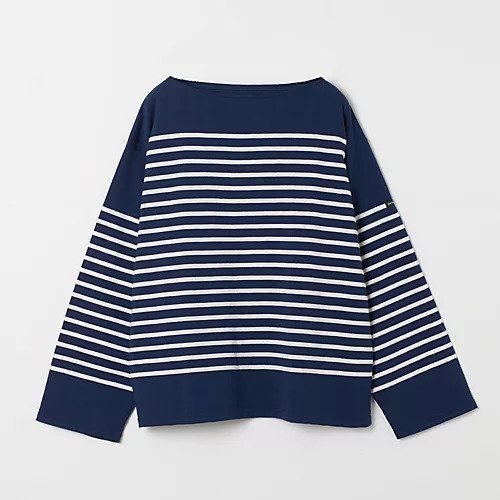 【ウティ/OUTIL】の【HPS別注】TRICOT AAST インテリア・キッズ・メンズ・レディースファッション・服の通販 founy(ファニー) 　ファッション　Fashion　レディースファッション　WOMEN　フレンチ　French　ボーダー　Border　ルーズ　Loose　別注　Special Order　洗える　Washable　秋　Autumn/Fall　【別注】ネイビー&#215;オフ|ID: prp329100004553291 ipo3291000000032182907