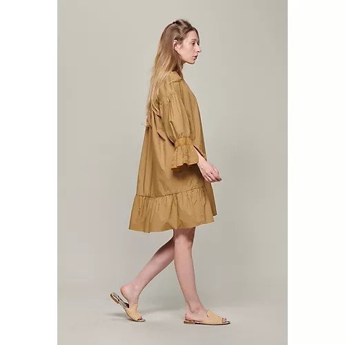 【バイ マレーネ ビルガー/BY MALENE BIRGER】のCLARISA DRESS 人気、トレンドファッション・服の通販 founy(ファニー) 　ファッション　Fashion　レディースファッション　WOMEN　ワンピース　Dress　ドレス　Party Dresses　ギャザー　Gather　スキッパー　Skipper　チュニック　Tunic　フリル　Frills　レース　Race　other-3|ID: prp329100004553299 ipo3291000000032182942