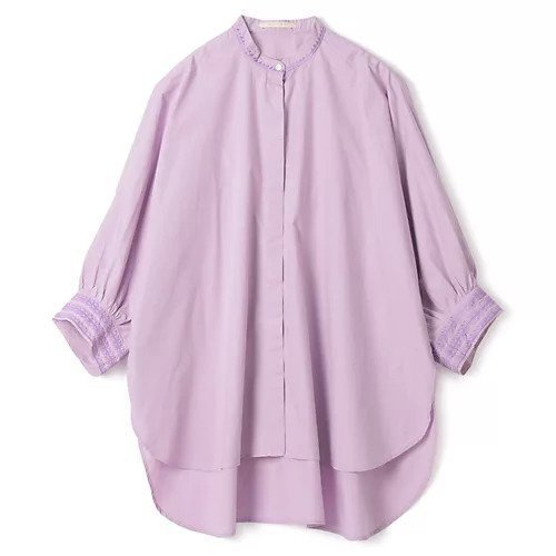【ヌキテパ/NE QUITTEZ PAS】のFINE POPLIN SLLEVE EMB SHIRTS 人気、トレンドファッション・服の通販 founy(ファニー) 　ファッション　Fashion　レディースファッション　WOMEN　トップス・カットソー　Tops/Tshirt　シャツ/ブラウス　Shirts/Blouses　バランス　Balance　フロント　Front　モダン　Modern　洗える　Washable　 other-1|ID: prp329100004553307 ipo3291000000032350449