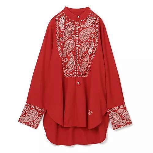 【ウェールズ ボナー/WALES BONNER】のMENELIK EMBROIDERED SHIRT インテリア・キッズ・メンズ・レディースファッション・服の通販 founy(ファニー) https://founy.com/ ファッション Fashion レディースファッション Fashion for Women トップス・カットソー Cut & Sew Tops シャツ・ブラウス・オフィスカジュアル Elegant Blouses & Button-Ups エンブロイダリー Embroidery Design カフス Cuff Design フロント Front, Front Design ペイズリー Paisley, Ethnic Pattern 洗える Machine Washable |ID: prp329100004553312 ipo3291000000032630724