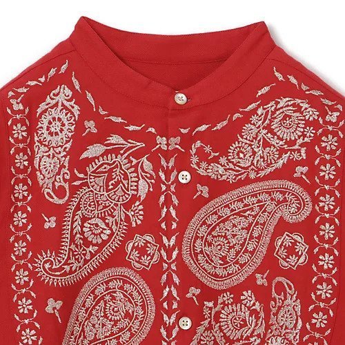 【ウェールズ ボナー/WALES BONNER】のMENELIK EMBROIDERED SHIRT 人気、トレンドファッション・服の通販 founy(ファニー) 　ファッション　Fashion　レディースファッション　Fashion for Women　トップス・カットソー　Cut & Sew Tops　シャツ・ブラウス・オフィスカジュアル　Elegant Blouses & Button-Ups　エンブロイダリー　Embroidery Design　カフス　Cuff Design　フロント　Front, Front Design　ペイズリー　Paisley, Ethnic Pattern　洗える　Machine Washable　other-3|ID: prp329100004553312 ipo3291000000032630730