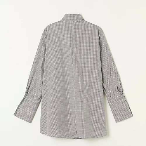 【エヴァマン/EVA MANN】の【HPS別注】ボウタイ付きギンガムチェックブラウス 人気、トレンドファッション・服の通販 founy(ファニー) 　ファッション　Fashion　レディースファッション　WOMEN　トップス・カットソー　Tops/Tshirt　シャツ/ブラウス　Shirts/Blouses　カフス　Cuffs　シンプル　Simple　別注　Special Order　other-3|ID: prp329100004553322 ipo3291000000032350338