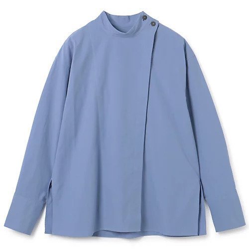 【スタジオ ニコルソン/STUDIO NICHOLSON】のASSYMETRIC SHIRT 人気、トレンドファッション・服の通販 founy(ファニー) 　ファッション　Fashion　レディースファッション　Fashion for Women　トップス・カットソー　Cut & Sew Tops　シャツ・ブラウス・オフィスカジュアル　Elegant Blouses & Button-Ups　2023年　2023　2023-2024秋冬・A/W　Autumn/Winter 2023–24 AW23–24　アシンメトリー　Asymmetrical Style　シンプル　Simple, Minimal　スタンド　Stand Collar, Upright Stand　スリット　Slit, Slit Detail　リラックス　Relax, Relaxed Fit　洗える　Machine Washable　 other-1|ID: prp329100004553324 ipo3291000000032704323
