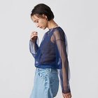 【ロエフ/LOEFF】のLF FSNG SHEER PO 人気、トレンドファッション・服の通販 founy(ファニー) ファッション Fashion レディースファッション Ladies' Fashion Online チュール Tulle バスク Basque thumbnail Navy|ID: prp329100004553325 ipo3291000000032630888