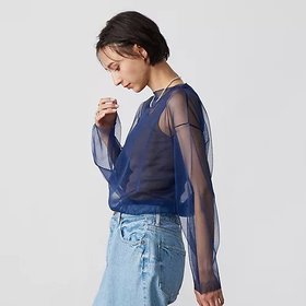 【ロエフ/LOEFF】のLF FSNG SHEER PO 人気、トレンドファッション・服の通販 founy(ファニー) ファッション Fashion レディースファッション Fashion for Women チュール Tulip, Tulip Motif バスク Basque, Basque Style |ID:prp329100004553325