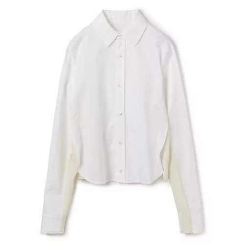 【エムティーモデリスト/mtmodelist】のスリムショートシャツ インテリア・キッズ・メンズ・レディースファッション・服の通販 founy(ファニー) 　ファッション　Fashion　レディースファッション　WOMEN　トップス・カットソー　Tops/Tshirt　シャツ/ブラウス　Shirts/Blouses　2024年　2024　2024春夏・S/S　Ss,Spring/Summer,2024　スリム　Slim　切替　Switching　White|ID: prp329100004553328 ipo3291000000032183061