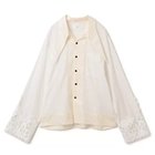 【トーガ プルラ/TOGA PULLA】のMesh lace shirt WHITE|ID: prp329100004553329 ipo3291000000033511918