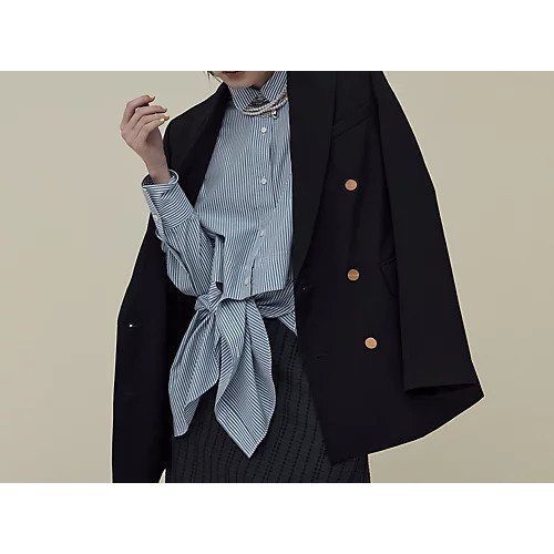 【ドメル/DOMELLE】の200/2 DETACHABLE SHIRT 人気、トレンドファッション・服の通販 founy(ファニー) 　ファッション　Fashion　レディースファッション　WOMEN　トップス・カットソー　Tops/Tshirt　シャツ/ブラウス　Shirts/Blouses　2024年　2024　2024春夏・S/S　Ss,Spring/Summer,2024　ショート　Short　シルク　Silk　ビッグ　Big　other-3|ID: prp329100004553334 ipo3291000000032350401