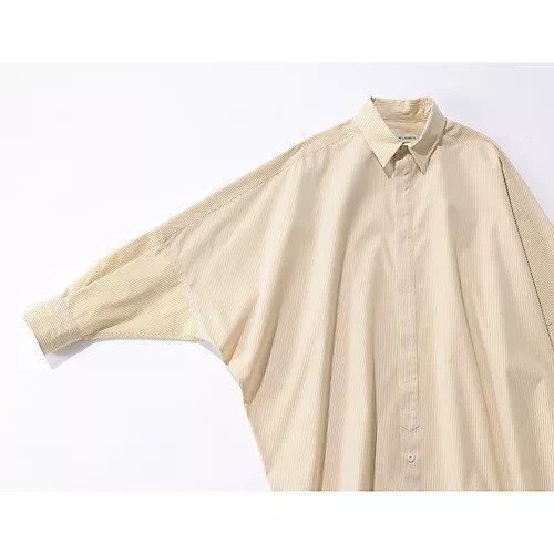 【ユニオンランチ/UNION LAUNCH】のREGULAR COLLAR DOLMAN SHIRT 人気、トレンドファッション・服の通販 founy(ファニー) 　ファッション　Fashion　レディースファッション　WOMEN　トップス・カットソー　Tops/Tshirt　シャツ/ブラウス　Shirts/Blouses　ストライプ　Stripe　ブロード　Broad　定番　Standard　other-3|ID: prp329100004553335 ipo3291000000032350414