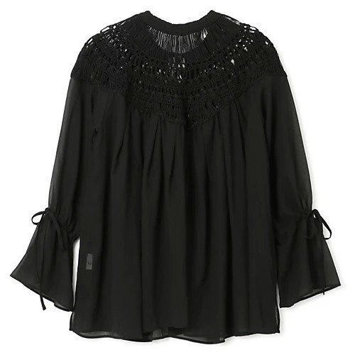 【エズミ/EZUMi】の【別注】クロシェブラウス 人気、トレンドファッション・服の通販 founy(ファニー) 　ファッション　Fashion　レディースファッション　WOMEN　トップス・カットソー　Tops/Tshirt　シャツ/ブラウス　Shirts/Blouses　カフス　Cuffs　サマー　Summer　モチーフ　Motif　ロング　Long　別注　Special Order　other-2|ID: prp329100004553337 ipo3291000000032350521