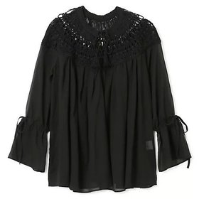 【エズミ/EZUMi】の【別注】クロシェブラウス 人気、トレンドファッション・服の通販 founy(ファニー) ファッション Fashion レディースファッション Fashion for Women トップス・カットソー Cut & Sew Tops シャツ・ブラウス・オフィスカジュアル Elegant Blouses & Button-Ups カフス Cuff Design サマー Summer, Summer Style モチーフ Motif, Design Theme ロング Long, Long-Length 別注 Limited Edition, Custom Order |ID:prp329100004553337