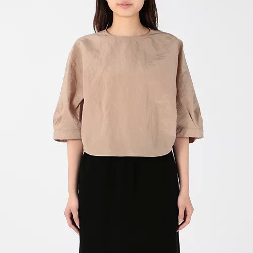 【サキ/saqui】のファリエロサルティ地 立体ブラウス 人気、トレンドファッション・服の通販 founy(ファニー) 　ファッション　Fashion　レディースファッション　WOMEN　トップス・カットソー　Tops/Tshirt　シャツ/ブラウス　Shirts/Blouses　コンパクト　Compact　ショート　Short　ストライプ　Stripe　バルーン　Balloon　パターン　Pattern　ファブリック　Fabric　フォルム　Form　エレガント 上品　Elegant　別注　Special Order　春　Spring　無地　Plain Color　 other-1|ID: prp329100004553338 ipo3291000000032350526