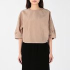 【サキ/saqui】のファリエロサルティ地 立体ブラウス 人気、トレンドファッション・服の通販 founy(ファニー) ファッション Fashion レディースファッション Fashion for Women トップス・カットソー Cut & Sew Tops シャツ・ブラウス・オフィスカジュアル Elegant Blouses & Button-Ups コンパクト Compact, Small Size ショート Short, Short Length ストライプ Stripe, Striped Pattern バルーン Balloon, Balloon Silhouette パターン Pattern, Design Print ファブリック Fabric, Textile フォルム Silhouette, Form エレガント 上品 Elegant 別注 Limited Edition, Custom Order 春 Spring 無地 Plain, Solid Color thumbnail ベージュ|ID: prp329100004553338 ipo3291000000033140080
