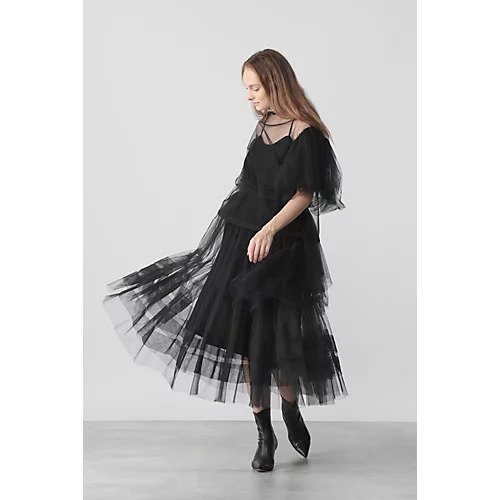 【チカ キサダ/CHIKA KISADA】のトップス 人気、トレンドファッション・服の通販 founy(ファニー) 　ファッション　Fashion　レディースファッション　WOMEN　トップス・カットソー　Tops/Tshirt　2024年　2024　2024春夏・S/S　Ss,Spring/Summer,2024　チュール　Tulle　パイピング　Piping　軽量　Lightweight　other-3|ID: prp329100004553340 ipo3291000000032350541