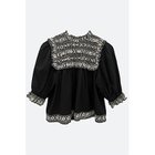 【シー ニューヨーク/Sea NEW YORK】のAMINA EMBROIDERY PUFF SLV TOP Black|ID: prp329100004553341 ipo3291000000032350458