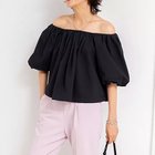 【ノーリーズソフィー/NOLLEY'S sophi】の【MARILYN MOON/マリリーンムーン】balloon 2way off-shoulder blouse ブラック|ID: prp329100004553343 ipo3291000000032183130