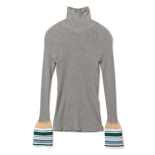 【トーガ/TOGA】のHigh gauge knit high neck 人気、トレンドファッション・服の通販 founy(ファニー) 　ファッション　Fashion　レディースファッション　Fashion for Women　トップス・カットソー　Cut & Sew Tops　ニット　Knit Tops & Sweaters　2024年　2024　2024春夏・S/S　Spring/Summer 2024 SS24　スウェット / スエット　Sweatshirt, Sweatwear　ストレッチ　Stretch, Stretchy Fabric　ハイネック　High Neck, Mock Neck　ベスト　Vest, Waistcoat　ボーダー　Border, Stripe　 other-1|ID: prp329100004553346 ipo3291000000033512107
