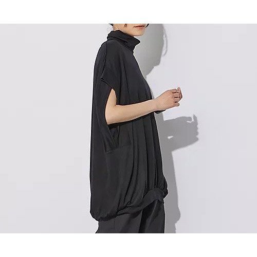 【コグ ザビッグスモーク/COGTHEBIGSMOKE】のKENNA FRENCH HIGH-NECK TOP インテリア・キッズ・メンズ・レディースファッション・服の通販 founy(ファニー) 　ファッション　Fashion　レディースファッション　WOMEN　ワンピース　Dress　アンサンブル　Ensemble　カッティング　Cutting　カーディガン　Cardigan　コンパクト　Compact　ストレッチ　Stretch　ハイネック　High Neck　フィット　Fit　ブラック|ID: prp329100004553347 ipo3291000000032183149