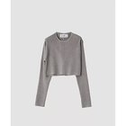 【ジェーンスミス/JANE SMITH】の16G LAME KNIT RIB PULLOVER SILVER|ID: prp329100004553349 ipo3291000000032631314