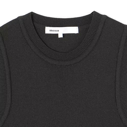 【ゼロエイトサーカス/08sircus】のPe/Ry ribbed tank top 人気、トレンドファッション・服の通販 founy(ファニー) 　ファッション　Fashion　レディースファッション　WOMEN　ワンピース　Dress　2024年　2024　2024春夏・S/S　Ss,Spring/Summer,2024　シンプル　Simple　タンク　Tank　フィット　Fit　洗える　Washable　other-3|ID: prp329100004553350 ipo3291000000032183167