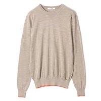 【スローン/SLOANE】の18Gシルク天竺 ポイントカラークルーニット 人気、トレンドファッション・服の通販 founy(ファニー) ファッション Fashion レディースファッション WOMEN トップス・カットソー Tops/Tshirt ニット Knit Tops シルク Silk ジャケット Jacket リュクス Luxe |ID:prp329100004553354
