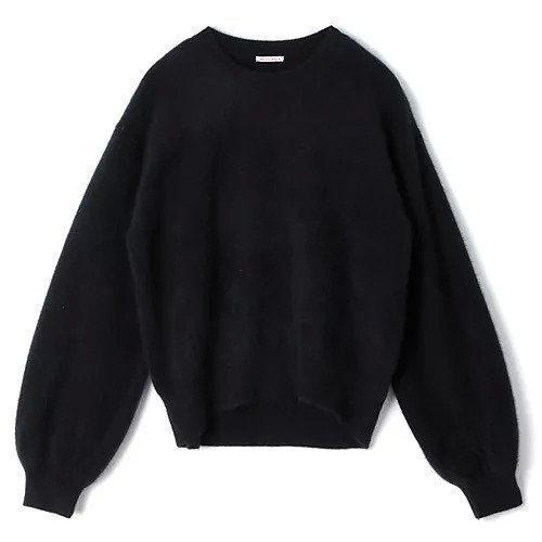 【ライテンダー/RYE TENDER】の【HPS別注】DELMAR SWEATER インテリア・キッズ・メンズ・レディースファッション・服の通販 founy(ファニー) 　ファッション　Fashion　レディースファッション　WOMEN　トップス・カットソー　Tops/Tshirt　パーカ　Sweats　スウェット　Sweat　カットソー　Cut And Sew　ストレッチ　Stretch　スペシャル　Special　スマート　Smart　テクスチャー　Texture　フェミニン　Feminine　フォックス　Fox　ベーシック　Basic　別注　Special Order　ホリデーシーズン　Holiday　ブラック|ID: prp329100004553355 ipo3291000000032350864