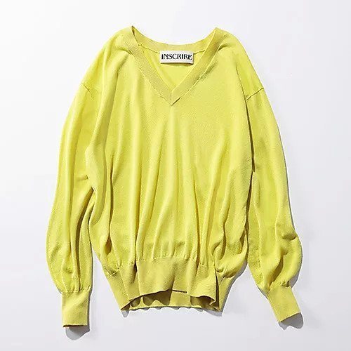 【アンスクリア/INSCRIRE】のシアーVネックニット 人気、トレンドファッション・服の通販 founy(ファニー) 　ファッション　Fashion　レディースファッション　Ladies' Fashion Online　トップス・カットソー　Tops/Tshirt　ニット　Knit Tops　Vネック　V-Neck　シアー　Sheer　シルク　Silk　今季　This Season　夏　Summer　other-2|ID: prp329100004553357 ipo3291000000032631004