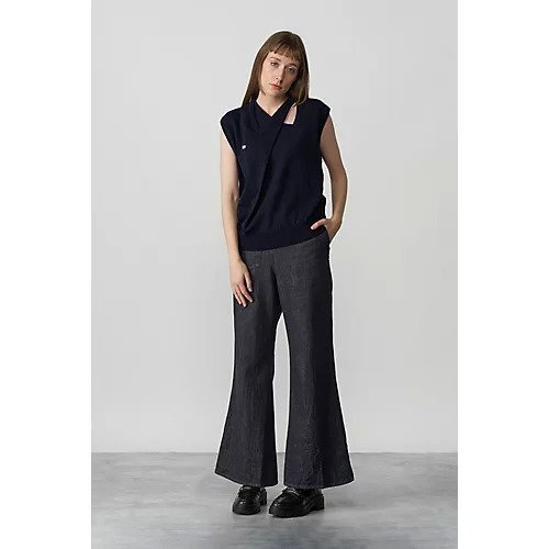 【カラー/kolor】のノースリーブニット 人気、トレンドファッション・服の通販 founy(ファニー) 　ファッション　Fashion　レディースファッション　Fashion for Women　トップス・カットソー　Cut & Sew Tops　ニット　Knit Tops & Sweaters　キャミソール&ノースリーブ　Camisoles & Sleeveless Tops　2023年　2023　2023春夏・S/S　Spring/Summer 2023 SS23　アシンメトリー　Asymmetrical Style　クラシカル　Classical, Vintage-Inspired　ノースリーブ　Sleeveless, No-Sleeve　ベスト　Vest, Waistcoat　other-2|ID: prp329100004553358 ipo3291000000033059921