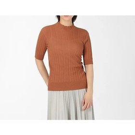 【アンフィル/unfil】のリブニット5分袖 人気、トレンドファッション・服の通販 founy(ファニー) ファッション Fashion レディースファッション WOMEN トップス・カットソー Tops/Tshirt ニット Knit Tops リブニット Rib Knit 定番 Standard |ID:prp329100004553361