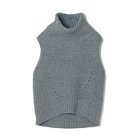 【エクラ/eclat】のノースリーブタートルニット 人気、トレンドファッション・服の通販 founy(ファニー) ファッション Fashion レディースファッション Ladies' Fashion Online トップス・カットソー Tops/Tshirt ニット Knit Tops キャミソール / ノースリーブ No Sleeves タートル Turtle ノースリーブ No Sleeve フォルム Form ベスト Vest 別注 Special Order A/W・秋冬 Aw・Autumn/Winter・Fw・Fall-Winter thumbnail グレー|ID: prp329100004553362 ipo3291000000032631100