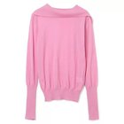 【アキラナカ/AKIRANAKA】のEmma wrap collar knit PO 人気、トレンドファッション・服の通販 founy(ファニー) ファッション Fashion レディースファッション Fashion for Women トップス・カットソー Cut & Sew Tops ニット Knit Tops & Sweaters 2023年 2023 2023-2024秋冬・A/W Autumn/Winter 2023–24 AW23–24 フィット Fit, Slim Fit thumbnail PINK|ID: prp329100004553364 ipo3291000000033327939