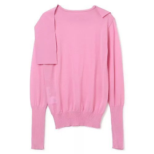 【アキラナカ/AKIRANAKA】のEmma wrap collar knit PO 人気、トレンドファッション・服の通販 founy(ファニー) 　ファッション　Fashion　レディースファッション　Fashion for Women　トップス・カットソー　Cut & Sew Tops　ニット　Knit Tops & Sweaters　2023年　2023　2023-2024秋冬・A/W　Autumn/Winter 2023–24 AW23–24　フィット　Fit, Slim Fit　other-2|ID: prp329100004553364 ipo3291000000033327941