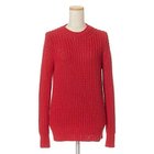 【スローン/SLOANE】の3Gコットン畦編みクルーネック レッド|ID: prp329100004553368 ipo3291000000035582701