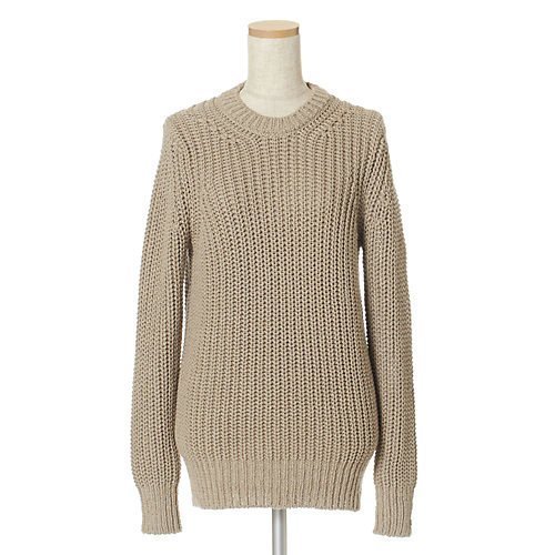 【スローン/SLOANE】の3Gコットン畦編みクルーネック インテリア・キッズ・メンズ・レディースファッション・服の通販 founy(ファニー) ファッション Fashion レディースファッション Fashion for Women ベーシック Basic, Essential 人気 Popular, Best Seller 冬 Winter / This Winter 定番 Standard, Basic Item 春 Spring 洗える Machine Washable 畦 Ribbed Knit ベージュ|ID: prp329100004553368 ipo3291000000035921354