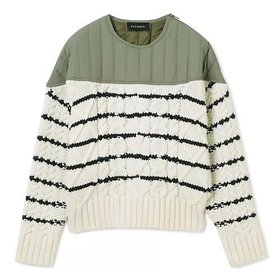 【スタンブリー/STUMBLY】のQuilted Combi Vertical Stripe Pullover 人気、トレンドファッション・服の通販 founy(ファニー) ファッション Fashion レディースファッション Ladies' Fashion Online トップス・カットソー Tops/Tshirt プルオーバー Pullover 2022年 2022 2022-2023秋冬・A/W Aw/Autumn/Winter//Fw/Fall-Winter/2022-2023 おすすめ Recommend キルティング Quilting テクスチャー Texture ドッキング Docking ボーダー Border レギンス Leggings |ID:prp329100004553373