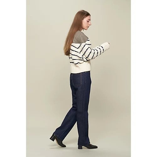 【スタンブリー/STUMBLY】のQuilted Combi Vertical Stripe Pullover 人気、トレンドファッション・服の通販 founy(ファニー) 　ファッション　Fashion　レディースファッション　Ladies' Fashion Online　トップス・カットソー　Tops/Tshirt　プルオーバー　Pullover　2022年　2022　2022-2023秋冬・A/W　Aw/Autumn/Winter//Fw/Fall-Winter/2022-2023　おすすめ　Recommend　キルティング　Quilting　テクスチャー　Texture　ドッキング　Docking　ボーダー　Border　レギンス　Leggings　other-3|ID: prp329100004553373 ipo3291000000032631238
