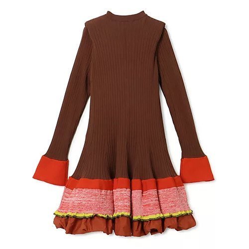 【トーガ/TOGA】のRib knit top 人気、トレンドファッション・服の通販 founy(ファニー) 　ファッション　Fashion　レディースファッション　Fashion for Women　トップス・カットソー　Cut & Sew Tops　ニット　Knit Tops & Sweaters　2022年　2022　2022-2023秋冬・A/W　Autumn/Winter 2022–23 AW22–23　コンパクト　Compact, Small Size　フェミニン　Feminine, Girly　フリル　Frill, Ruffle　other-2|ID: prp329100004553375 ipo3291000000032704338