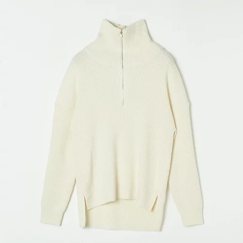 【スローン/SLOANE】の【HPS別注】ハーフZIPリブニット インテリア・キッズ・メンズ・レディースファッション・服の通販 founy(ファニー) https://founy.com/ ファッション Fashion レディースファッション Fashion for Women トップス・カットソー Cut & Sew Tops ニット Knit Tops & Sweaters ジップ Zip, Zipper タートルネック Turtleneck, High Neck ハーフ Half, Half-Length フェイス Face, Facial Design マフラー Scarf, Muffler リブニット Rib Knit, Ribbed Knit 別注 Limited Edition, Custom Order |ID: prp329100004553381 ipo3291000000032631491