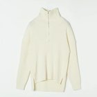 【スローン/SLOANE】の【HPS別注】ハーフZIPリブニット アイボリー|ID: prp329100004553381 ipo3291000000032631492