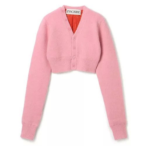 【アンスクリア/INSCRIRE】のMohair Cardigan インテリア・キッズ・メンズ・レディースファッション・服の通販 founy(ファニー) 　ファッション　Fashion　レディースファッション　Ladies' Fashion Online　トップス・カットソー　Tops/Tshirt　カーディガン　Cardigans　2023年　2023　2023-2024秋冬・A/W　Aw/Autumn/Winter//Fw/Fall-Winter/2023-2024　カーディガン　Cardigan　PINK|ID: prp329100004553387 ipo3291000000032631675