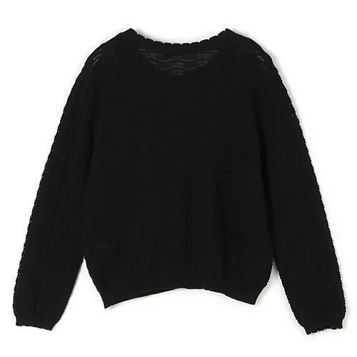 【デミーリー/DEMYLEE】のELVA CARDIGAN 人気、トレンドファッション・服の通販 founy(ファニー) 　ファッション　Fashion　レディースファッション　Fashion for Women　トップス・カットソー　Cut & Sew Tops　カーディガン・羽織り　Layered Style Cardigans　カーディガン　Cardigan, Knitwear　ショルダー　Shoulder, Shoulder Strap　スカラップ　Scallop, Scalloped Edge　ストレート　Straight, Straight Cut　スリーブ　Sleeve, Long Sleeve / Short Sleeve　ドロップ　Drop Shoulder, Dropped Style　フロント　Front, Front Design　モチーフ　Motif, Design Theme　洗える　Machine Washable　other-2|ID: prp329100004553395 ipo3291000000034954513